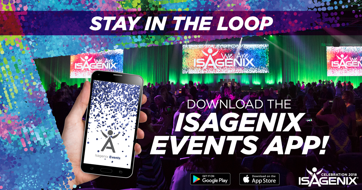 Attending Celebration? You Need the Isagenix Events App IsaFYI ANZ